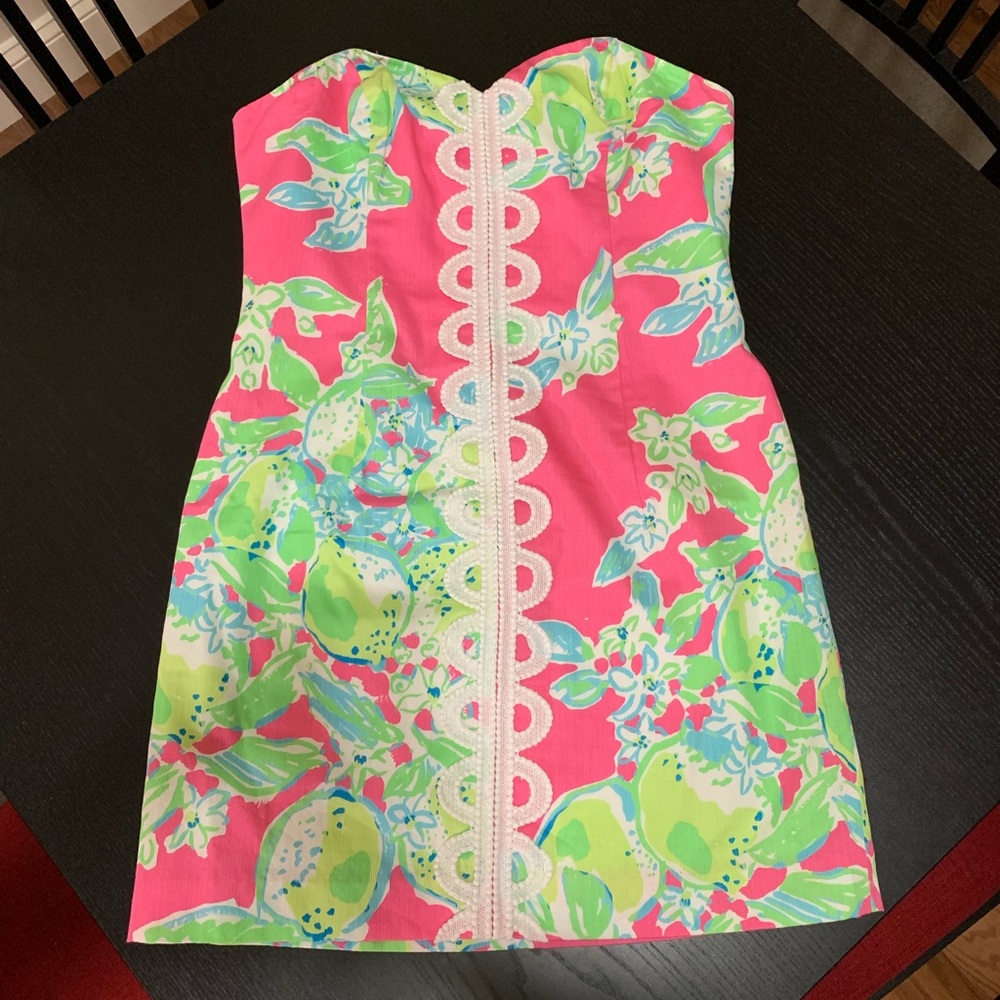 NWOT Lilly Pulitzer Strapless Dress Size 10